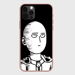 Чехол для iPhone 12 Pro Max ONE-PUNCH MAN, цвет: 3D-светло-розовый