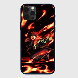 Чехол для iPhone 12 Pro Max KIMETSU NO YAIBA, цвет: 3D-черный