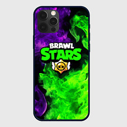 Чехол для iPhone 12 Pro Max BRAWL STARS, цвет: 3D-черный