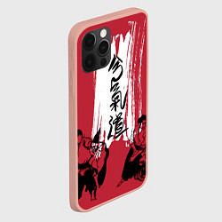 Чехол для iPhone 12 Pro Max Айкидо, цвет: 3D-светло-розовый — фото 2