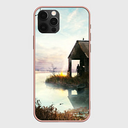 Чехол для iPhone 12 Pro Max STALKER, цвет: 3D-светло-розовый