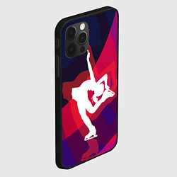Чехол для iPhone 12 Pro Max Фигурное катание, цвет: 3D-черный — фото 2