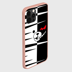 Чехол для iPhone 12 Pro Max Monokuma, цвет: 3D-светло-розовый — фото 2