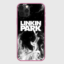 Чехол для iPhone 12 Pro Max LINKIN PARK, цвет: 3D-малиновый