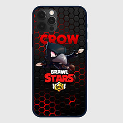 Чехол для iPhone 12 Pro Max BRAWL STARS CROW, цвет: 3D-черный
