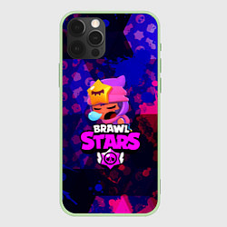 Чехол для iPhone 12 Pro Max BRAWL STARS:СЭНДИ, цвет: 3D-салатовый