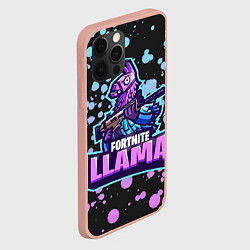 Чехол для iPhone 12 Pro Max Fortnite LLAMA, цвет: 3D-светло-розовый — фото 2