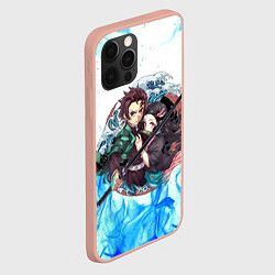 Чехол для iPhone 12 Pro Max KIMETSU NO YAIBA, цвет: 3D-светло-розовый — фото 2