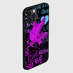 Чехол для iPhone 12 Pro Max LIL PEEP, цвет: 3D-черный — фото 2