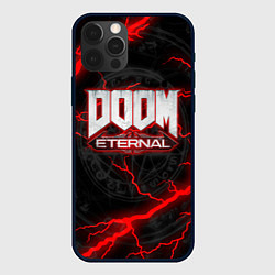 Чехол для iPhone 12 Pro Max DOOM ETERNAL, цвет: 3D-черный