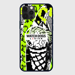 Чехол для iPhone 12 Pro Max WATCH DOGS:LEGION, цвет: 3D-черный