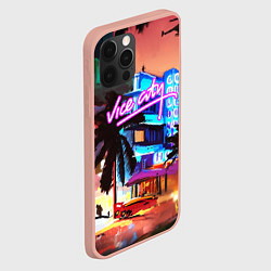 Чехол для iPhone 12 Pro Max GTA: VICE CITY, цвет: 3D-светло-розовый — фото 2