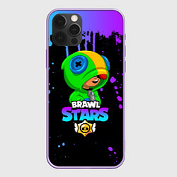 Чехол iPhone 12 Pro Max BRAWL STARS LEON