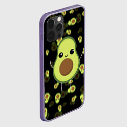 Чехол для iPhone 12 Pro Max Авокадо, цвет: 3D-серый — фото 2