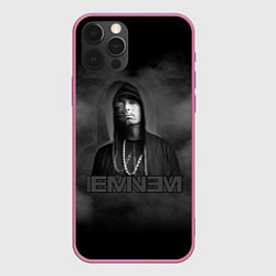 Чехол для iPhone 12 Pro Max EMINEM, цвет: 3D-малиновый