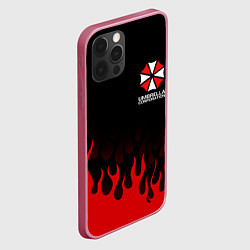 Чехол для iPhone 12 Pro Max UMBRELLA CORPORATION, цвет: 3D-малиновый — фото 2