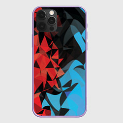 Чехол для iPhone 12 Pro Max Fire and water, цвет: 3D-сиреневый