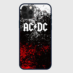 Чехол для iPhone 12 Pro Max AC DC, цвет: 3D-черный