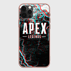 Чехол для iPhone 12 Pro Max APEX LEGENDS GLITCH, цвет: 3D-светло-розовый