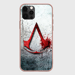 Чехол для iPhone 12 Pro Max Assassins Creed, цвет: 3D-светло-розовый