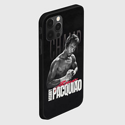 Чехол для iPhone 12 Pro Max Manny Pacquiao, цвет: 3D-черный — фото 2