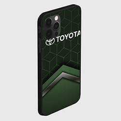 Чехол для iPhone 12 Pro Max TOYOTA, цвет: 3D-черный — фото 2