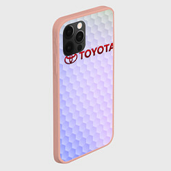 Чехол для iPhone 12 Pro Max TOYOTA, цвет: 3D-светло-розовый — фото 2