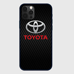 Чехол для iPhone 12 Pro Max TOYOTA, цвет: 3D-черный