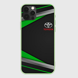 Чехол для iPhone 12 Pro Max TOYOTA, цвет: 3D-салатовый