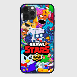 Чехол iPhone 12 Pro Max BRAWL STARS 8-BIT