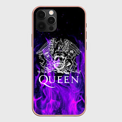 Чехол для iPhone 12 Pro Max QUEEN, цвет: 3D-светло-розовый