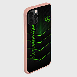 Чехол для iPhone 12 Pro Max Mercedes-Benz, цвет: 3D-светло-розовый — фото 2