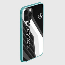 Чехол для iPhone 12 Pro Max Mercedes-Benz, цвет: 3D-мятный — фото 2