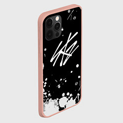 Чехол для iPhone 12 Pro Max Stray Kids, цвет: 3D-светло-розовый — фото 2