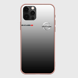 Чехол для iPhone 12 Pro Max NISSAN NISMO, цвет: 3D-светло-розовый