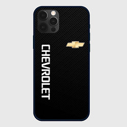 Чехол для iPhone 12 Pro Max Chevrolet, цвет: 3D-черный