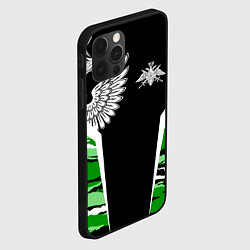 Чехол для iPhone 12 Pro Max Пограничные Войска, цвет: 3D-черный — фото 2
