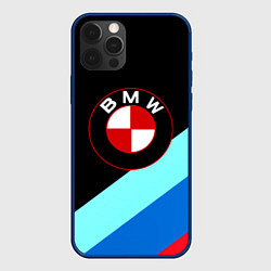 Чехол для iPhone 12 Pro Max BMW, цвет: 3D-тёмно-синий