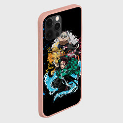 Чехол для iPhone 12 Pro Max KIMETSU NO YAIBA, цвет: 3D-светло-розовый — фото 2