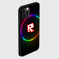 Чехол для iPhone 12 Pro Max Roblox, цвет: 3D-черный — фото 2