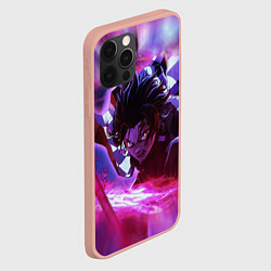 Чехол для iPhone 12 Pro Max KIMETSU NO YAIBA, цвет: 3D-светло-розовый — фото 2