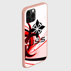 Чехол для iPhone 12 Pro Max USS, цвет: 3D-светло-розовый — фото 2