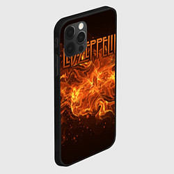 Чехол для iPhone 12 Pro Max Led Zeppelin, цвет: 3D-черный — фото 2