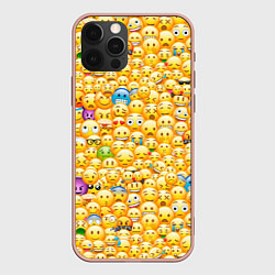 Чехол iPhone 12 Pro Max Смайлики Emoji