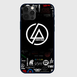 Чехол для iPhone 12 Pro Max LINKIN PARK, цвет: 3D-черный