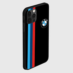 Чехол для iPhone 12 Pro Max BMW, цвет: 3D-черный — фото 2