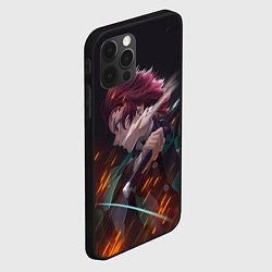 Чехол для iPhone 12 Pro Max KIMETSU NO YAIBA, цвет: 3D-черный — фото 2