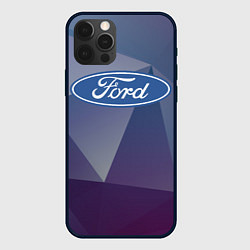 Чехол для iPhone 12 Pro Max Ford, цвет: 3D-черный