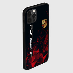 Чехол для iPhone 12 Pro Max PORSCHE, цвет: 3D-черный — фото 2