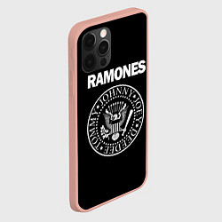 Чехол для iPhone 12 Pro Max RAMONES, цвет: 3D-светло-розовый — фото 2